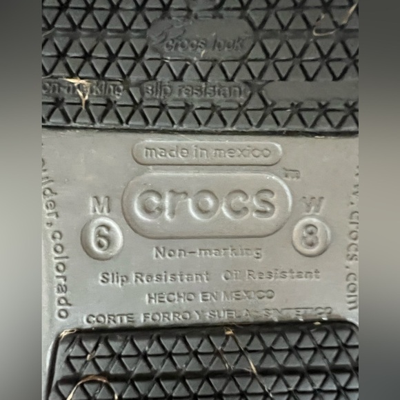 Crocs MARIO Batali Bistro Chef, Nurse Work Clogs Mens 6, Women's 8 - Picture 7 of 8